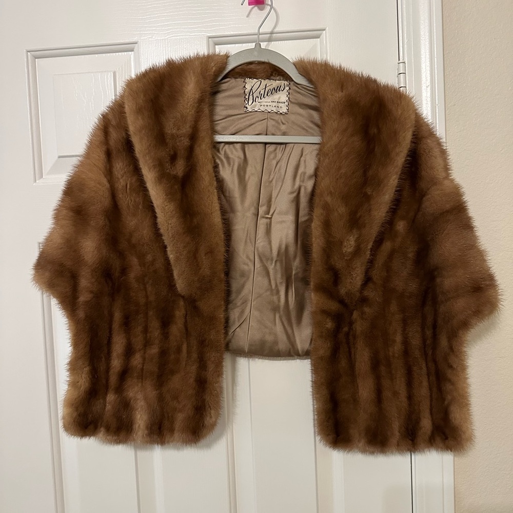 Vintage fur wrap